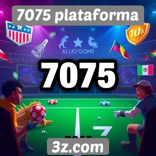 7075 plataforma oferece diversidade de jogos competitivos